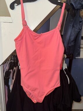 LG Coral Pink Kids leotard